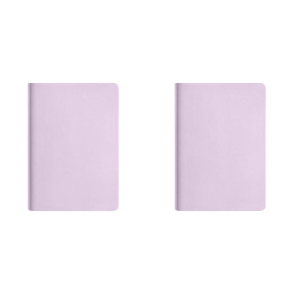 Ecohintz A7 Leather Pocket Notebook (100 Pages) - 2Pc, Softcover Sewed with Pen Loop - Ultra-Portable for Students & Professionals - for Journaling & On-The-Go Notes, Portable Pen Loop Journal
