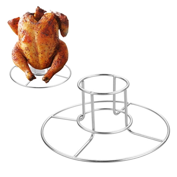 Ecohintz Beer Can Chicken Stand for Grill And Bbq, Vertical Chicken Roaster Rack for Smoking And Roasting, Outdoor Beer Butt Chicken Holder for Oven And Grilling A