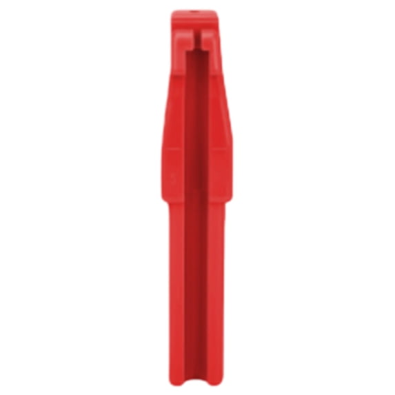 Ecohintz Eyebrow Pencil Sharpener - Dual-Hole Makeup Tool for Eyeliner & Eyebrow Pencils, Compact & Non-Slip for Beginners & Professionals, Makeup Tool Dual Hole, Red