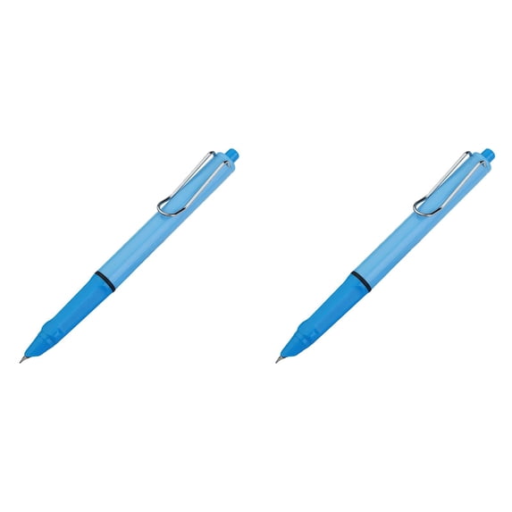 Ecohintz Retractable Fountain Pen 2 Pack - 0.38Mm Refillable Ink Writing Pen - Fine Point - No Cap Needed - for Students, Journaling & Daily Use - Black Ink, Refillable Ink Pen