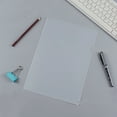 thumbnail image 1 of Ecohintz plastic folders with pockets under $1, A4 Plastic Folder Transparent Clear Durable Document Protection for Office Organization A4 Size Clear folders for documents 05#, 1 of 7