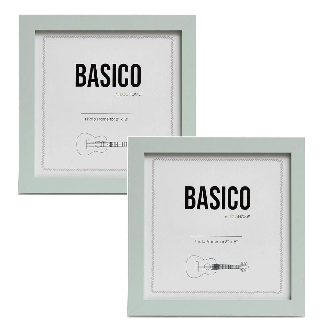 EcoHome 11x14 Picture Frame - Matted to 8x10 Distressed White