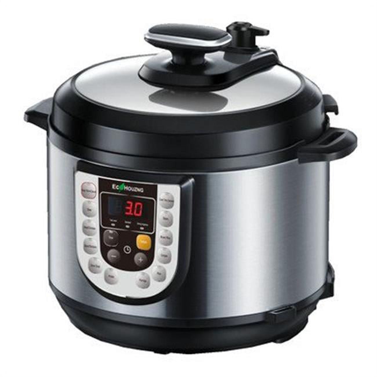 Ecohouzng 6 Qt. Stainless Steel Electric Pressure Cooker Ecohouzng 6 Qt. Stainless Steel Electric Pressure Cooker