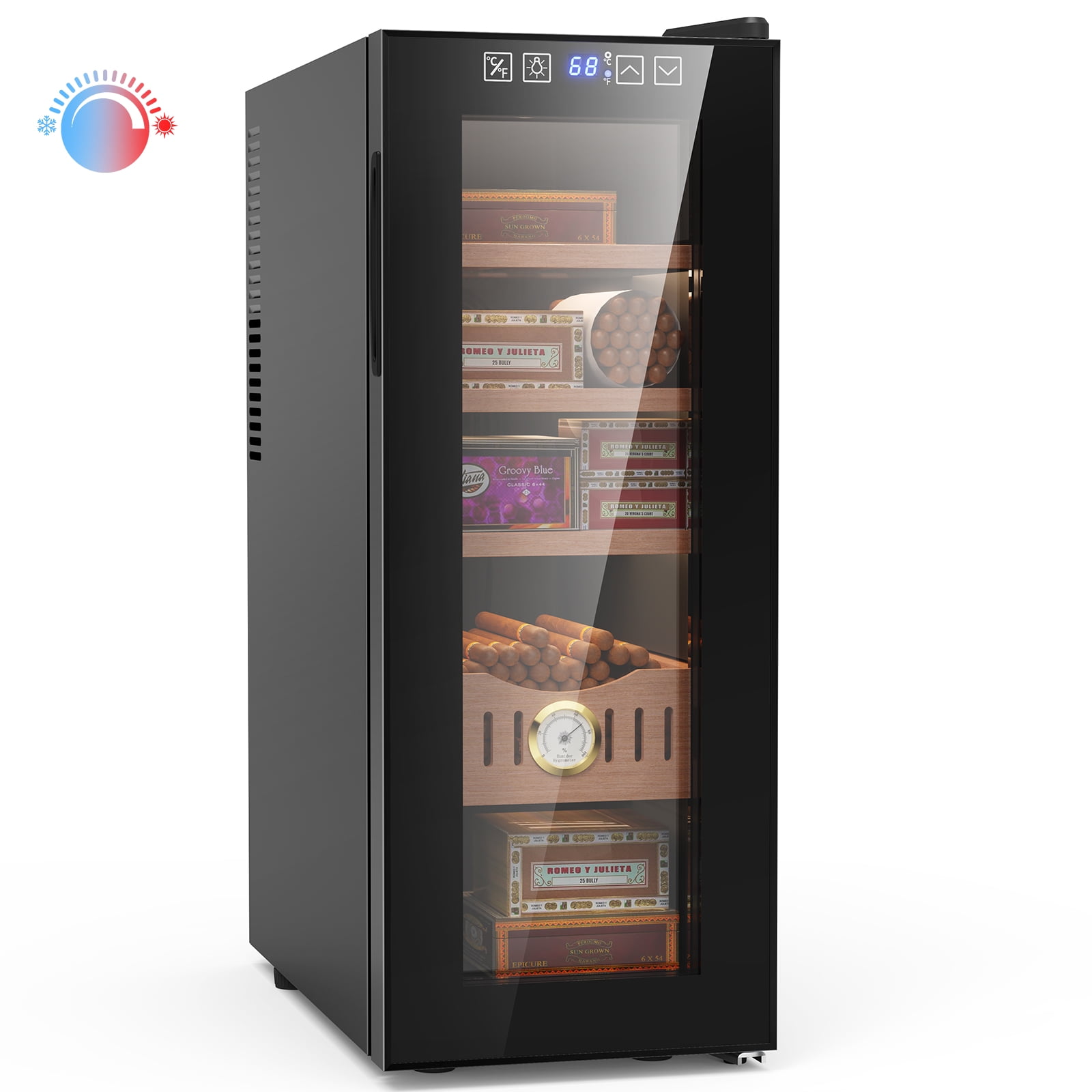 Ecojoy 35L Cigar Humidor Electric Humidor for Cigars, 250