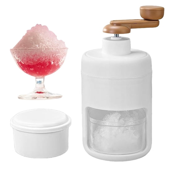 Ecojoy Portable Manual Ice Shaver Machine with Stainless Steel Blades