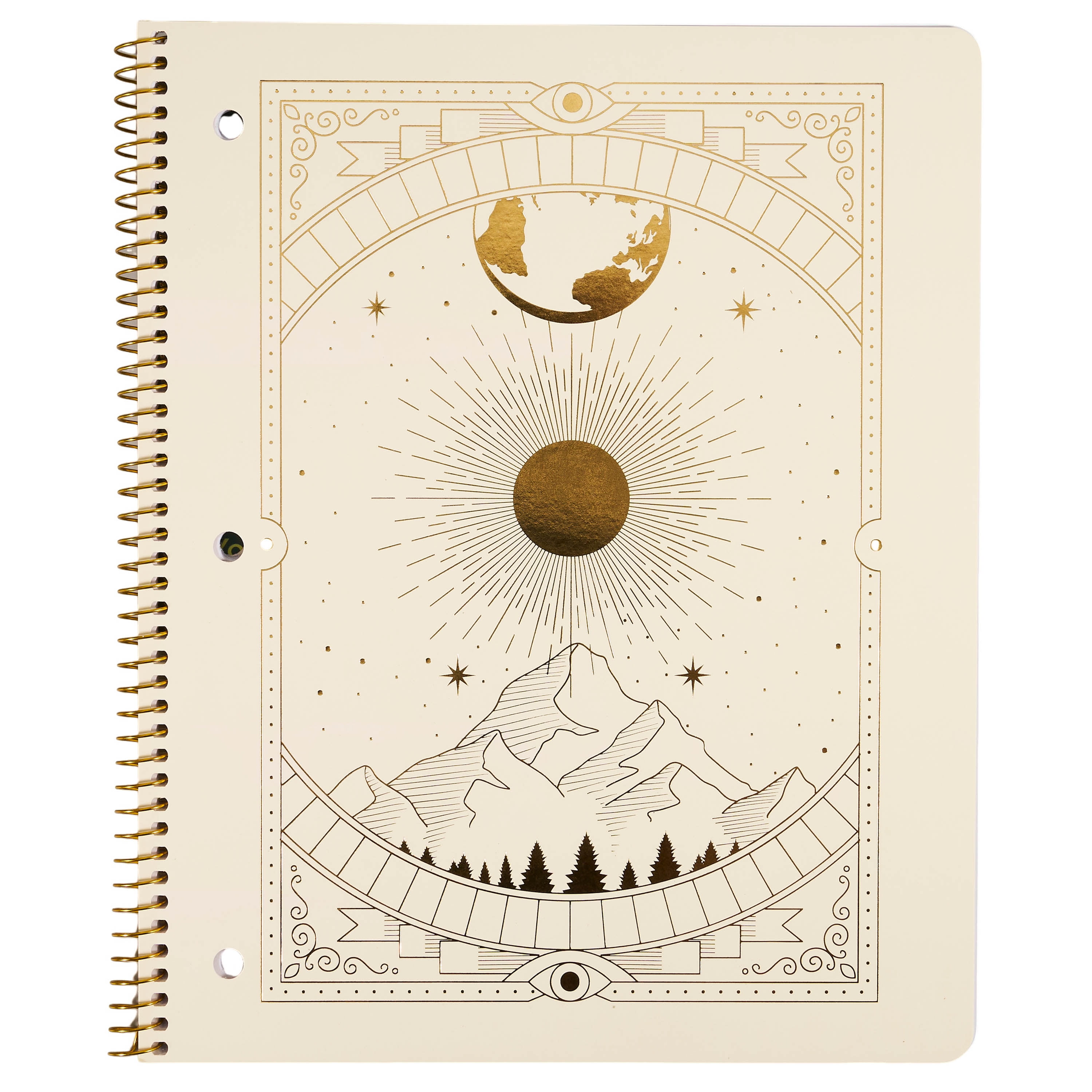 Ecokind by U Style Astrology 1 Subject Notebook, 10.5" x 8.5", 80 Sheets, College Rule