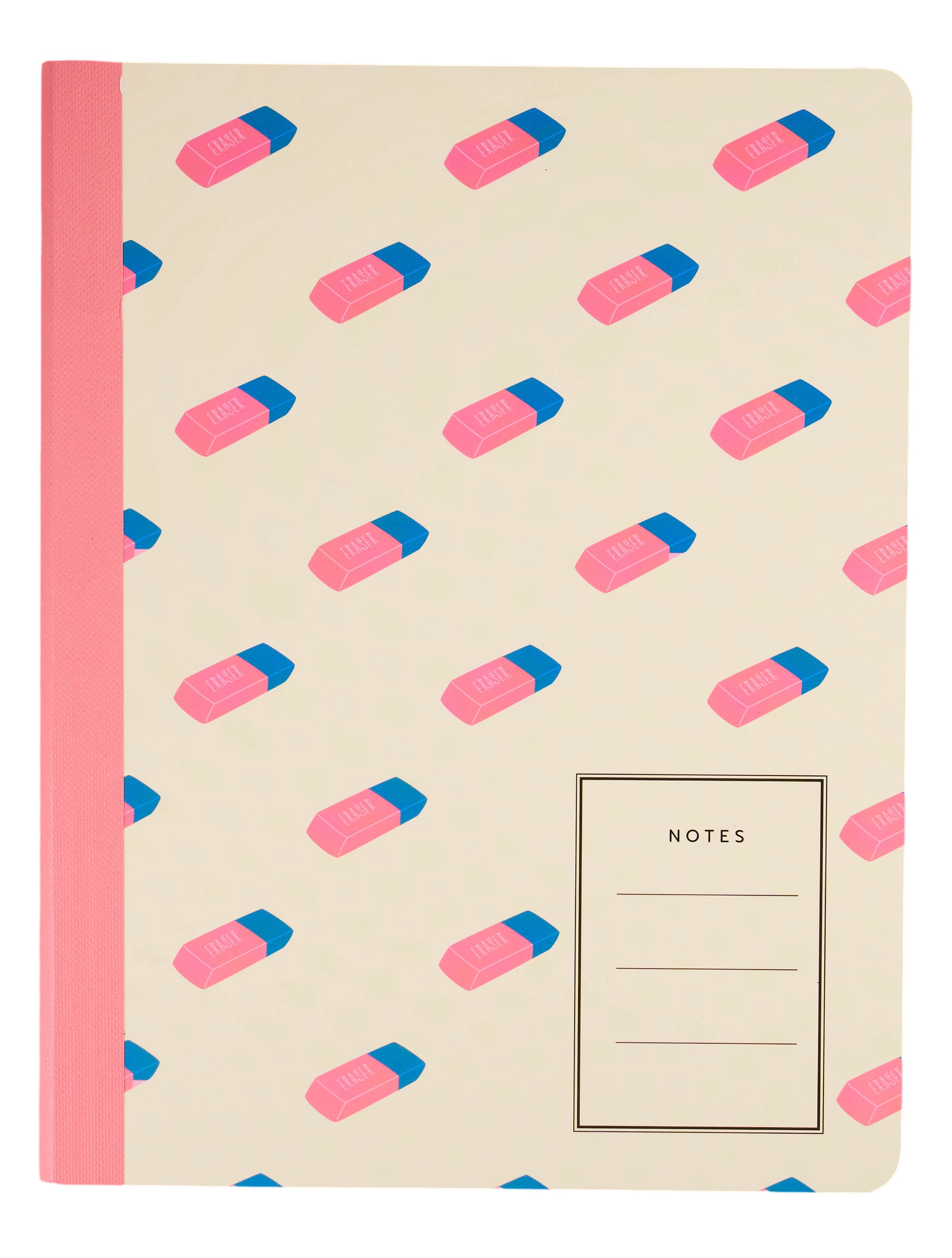 Ecokind by U Style Eraser Icon Composition Book, 80 Sheets, College Rule