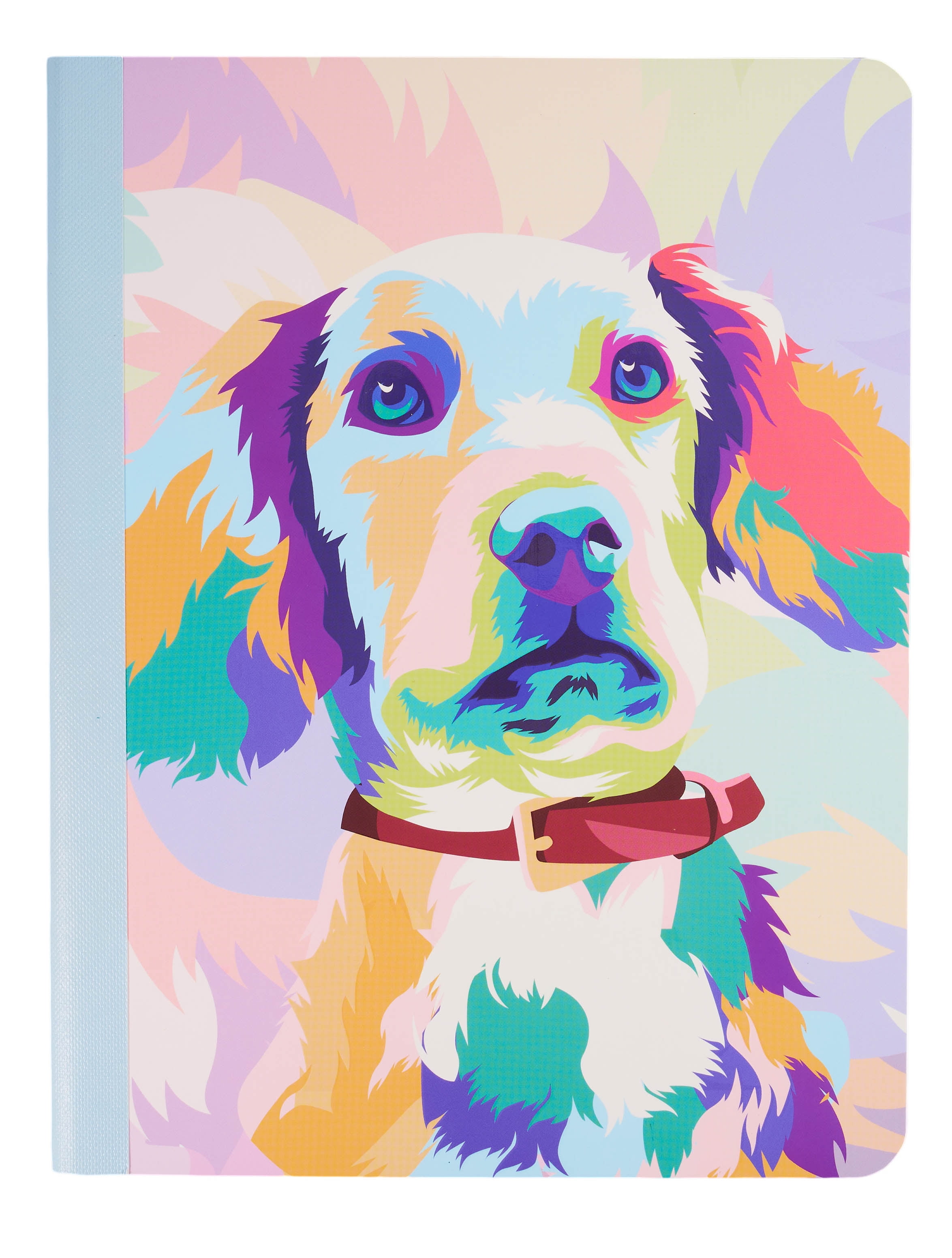Ecokind by U Style Pastel Dog Composition Book, 80 Sheets, Wide Rule