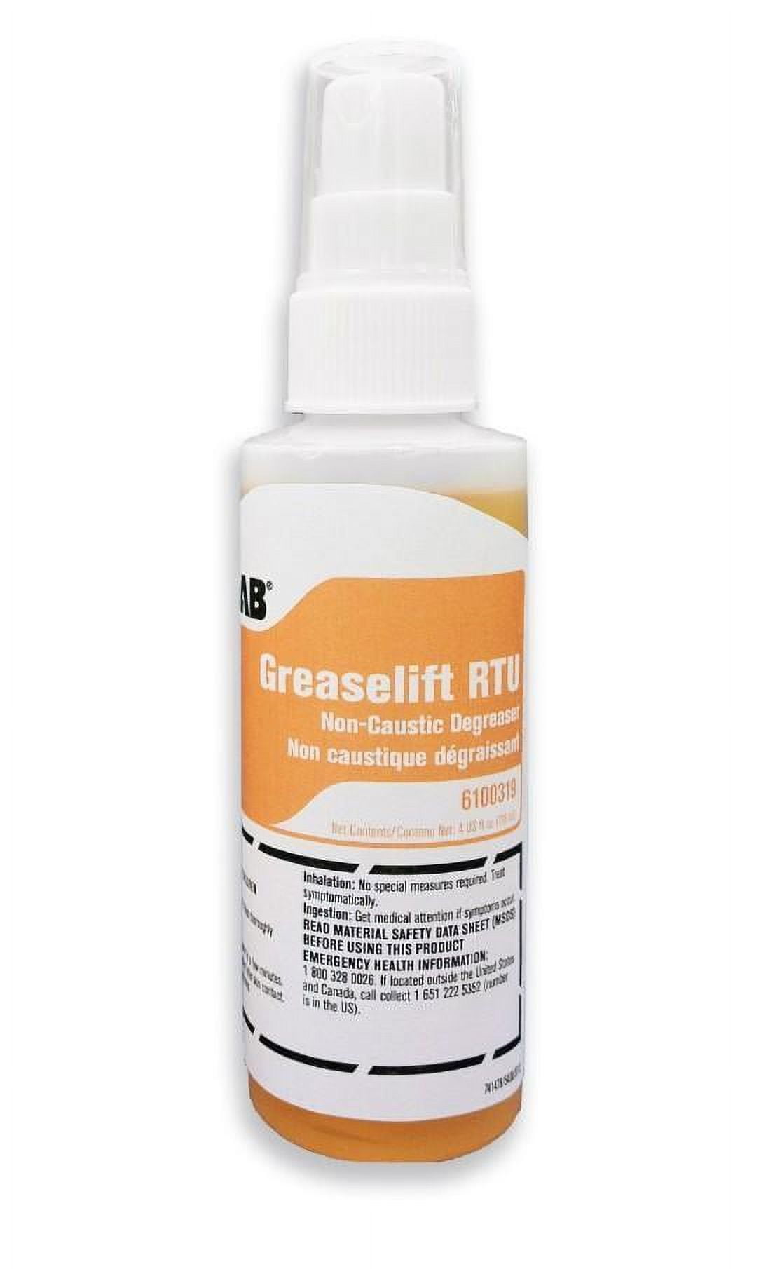 Ecolab Greaselift NonCaustic industrial Degreaser 3 Pack Readyto