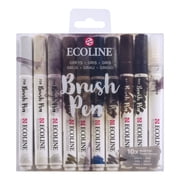 Ecoline Brush Pen Set of 10, Greys Colors 11509805