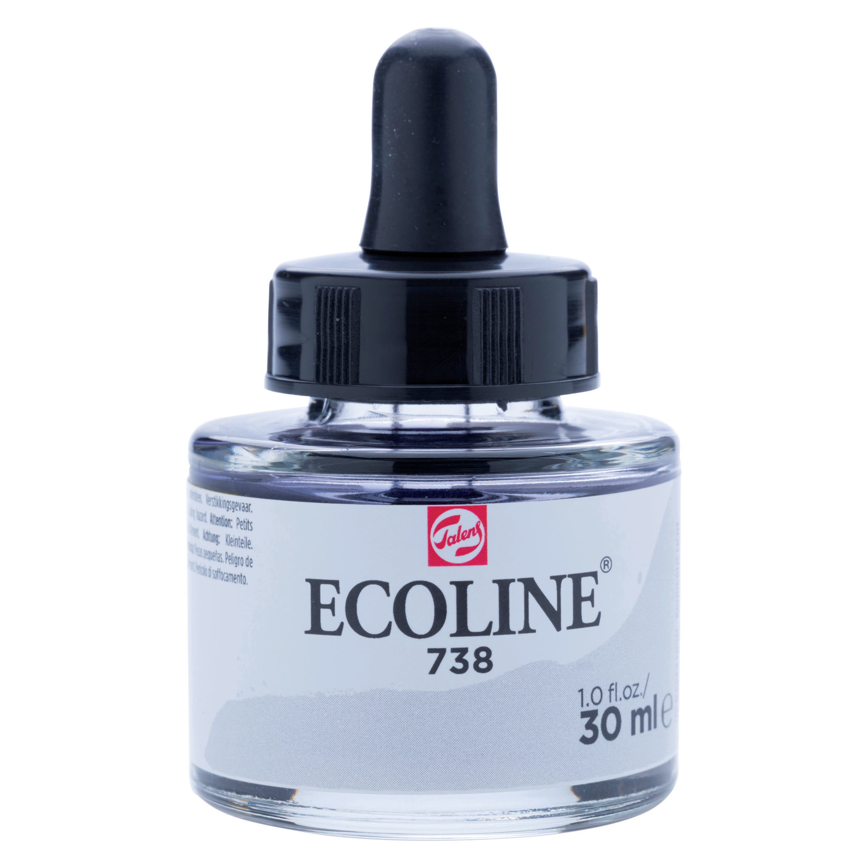 Ecoline Liquid Watercolour, 30ml Jar, Grey