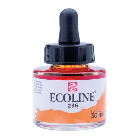 Ecoline Liquid Watercolour, 30ml Jar, Light Orange