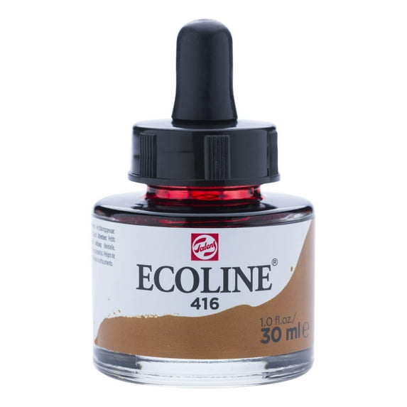 Ecoline Liquid Watercolour, 30ml Jar, Sepia