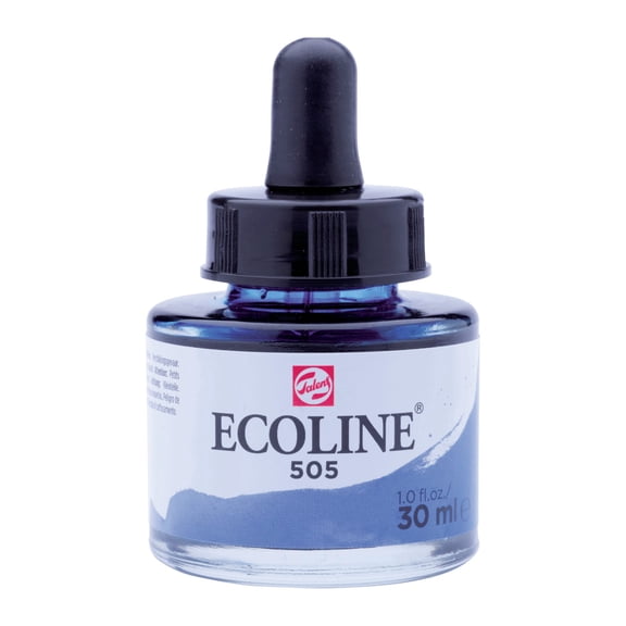 Ecoline Liquid Watercolour, 30ml Jar, Ultramarine Light