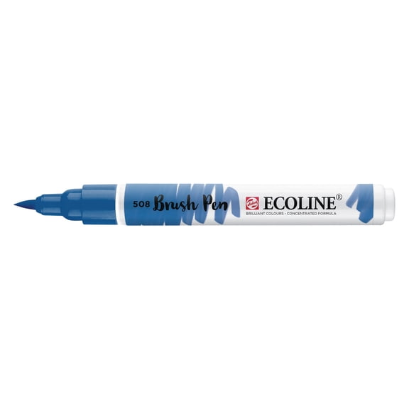 Ecoline Liquid Watercolour Brush Pen, Prussian Blue