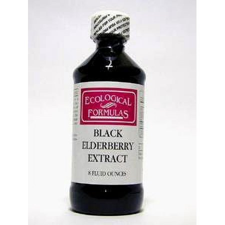 Ecological Formulas - Black Elderberry Extract 8 oz ELDER Exp.2.19+ ASD
