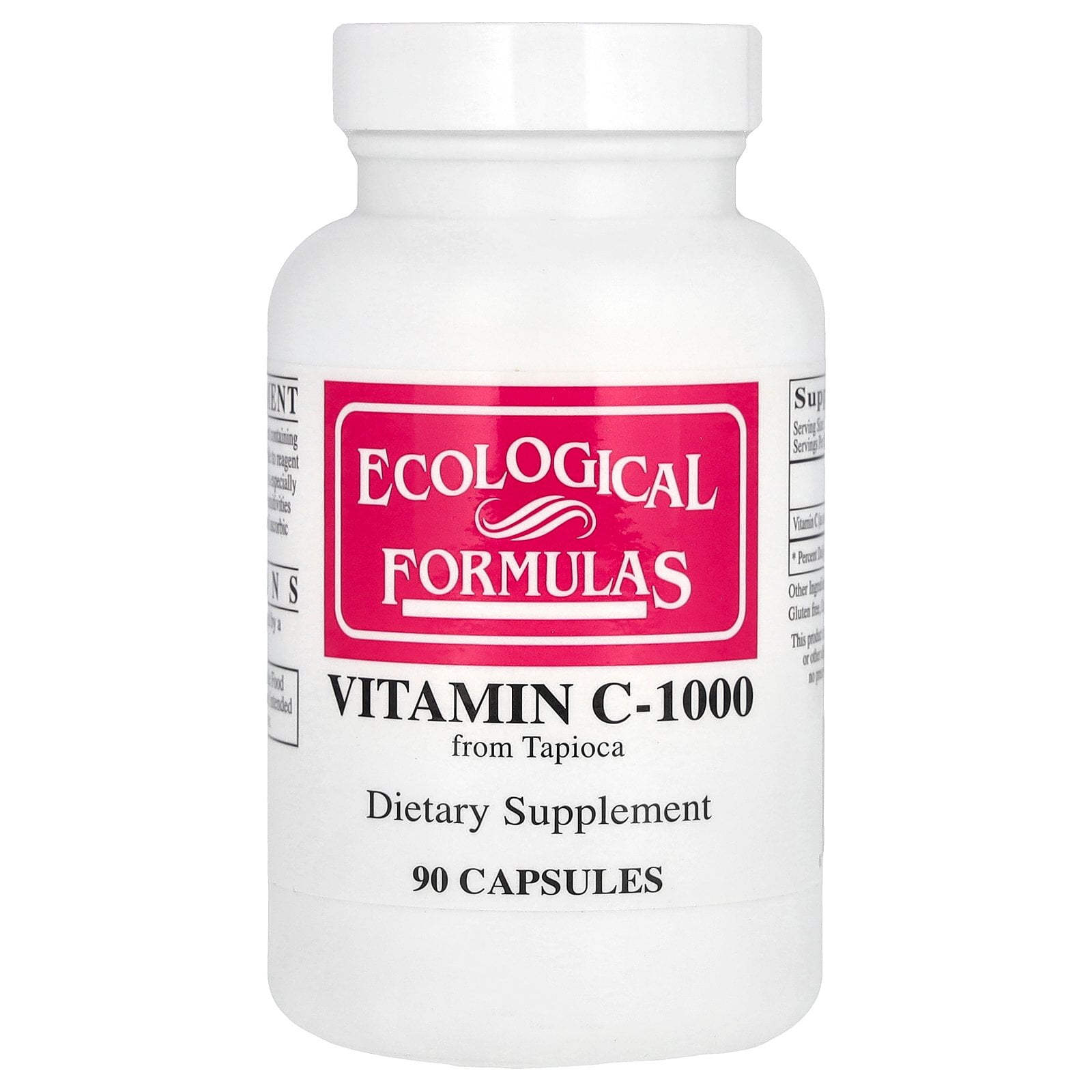 Ecological Formulas Vitamin C-1000, 90 Capsules