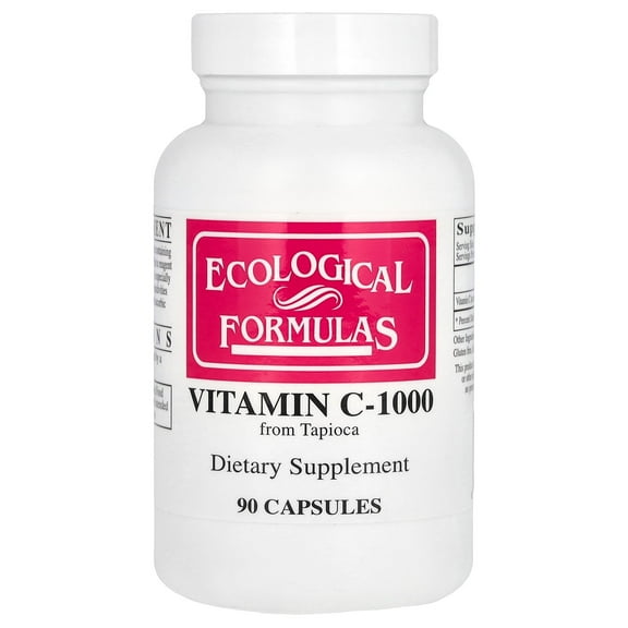 Ecological Formulas Vitamin C-1000, 90 Capsules