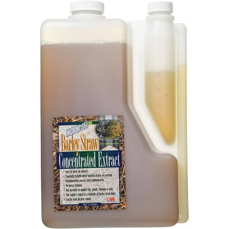 Ecological Lab Microbe Lift Barley Straw Extract Pond Conditioners for Aquarium, 64-Ounce