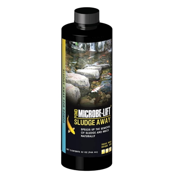 Ecological Labs (#MLXSAQ) Microbe-Lift Sludge Away Pond Treatment, 32oz