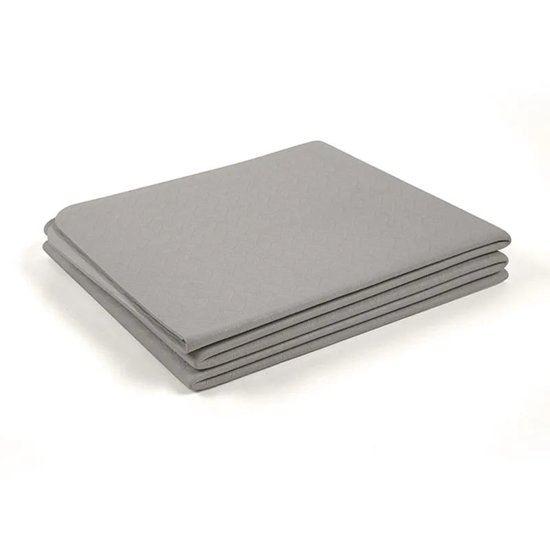 Ecological, Tpe, folding yoga mat, for travel, physical exercise, double-sided, anti-slip, Pilates and floor exercise
