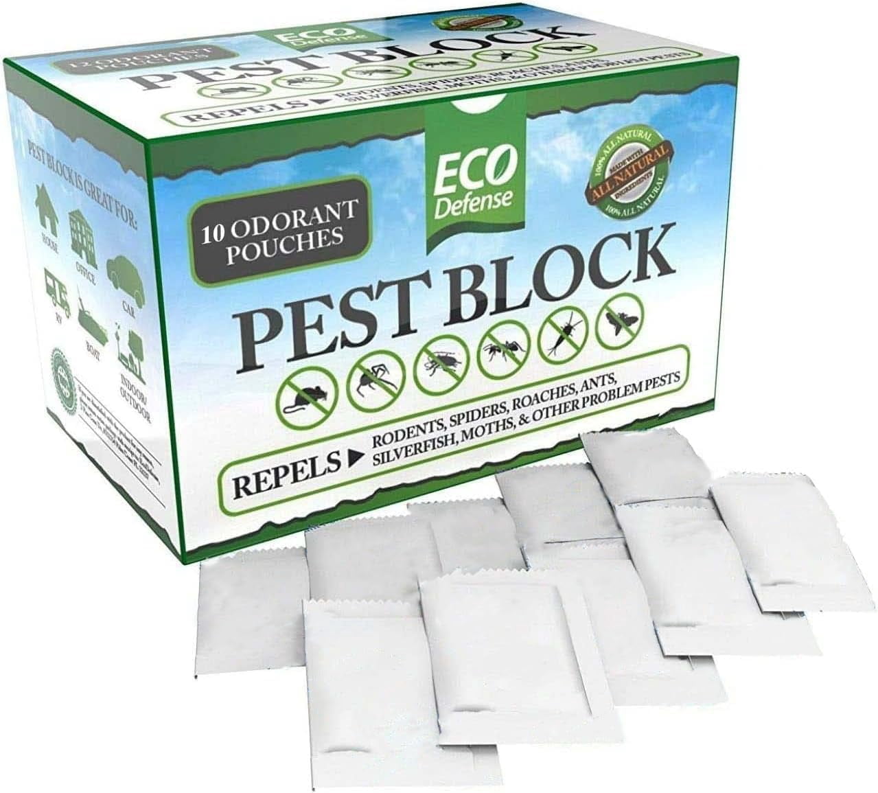 Ecological pest control bag - 100% natural materials - Can repel rats, ants, moths, squirrels and other pests