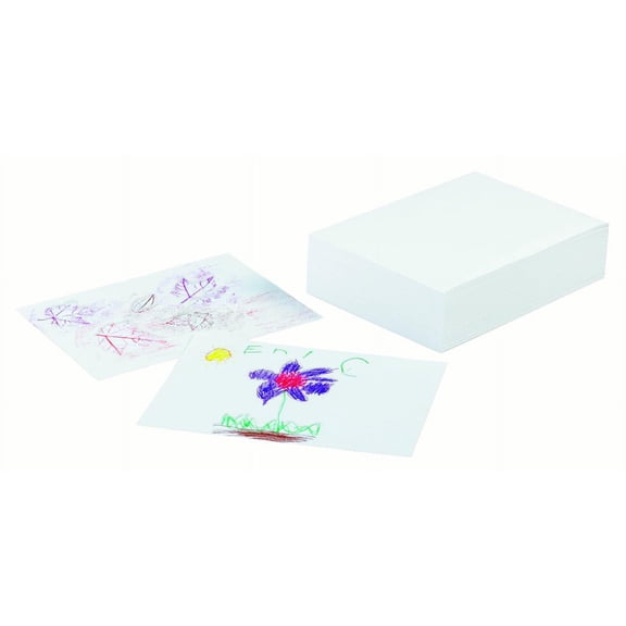Ecology Recycled Drawing Paper, 12 x 18, 500 White Sheets, Medium Weight Paper