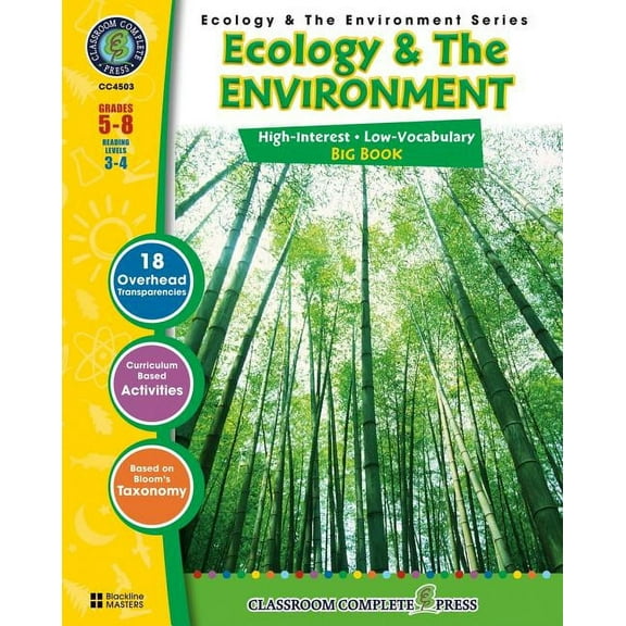 Ecology & the Environment: Ecology & the Environment Big Book, Grades 5-8: Reading Levels 3-4 (Other)
