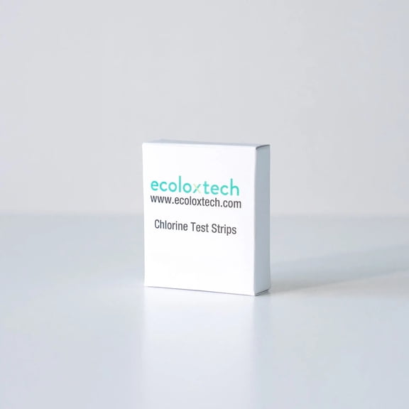 EcoloxTech Chlorine Test Paper Strips, 10-200 ppm Free Chlorine