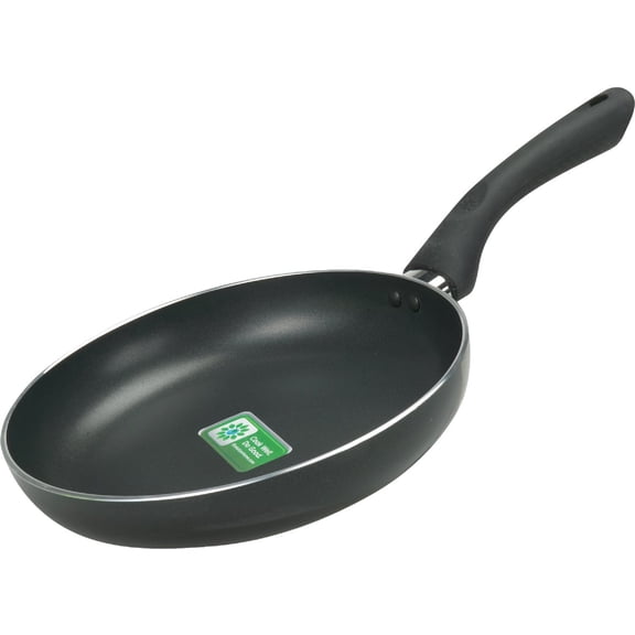 Ecolution Artistry Nonstick Frying Pan, Easy To Clean, Comfortable Handle, Even Heating, Dishwasher Safe Pots and Pans, 9.5-Inch, Black