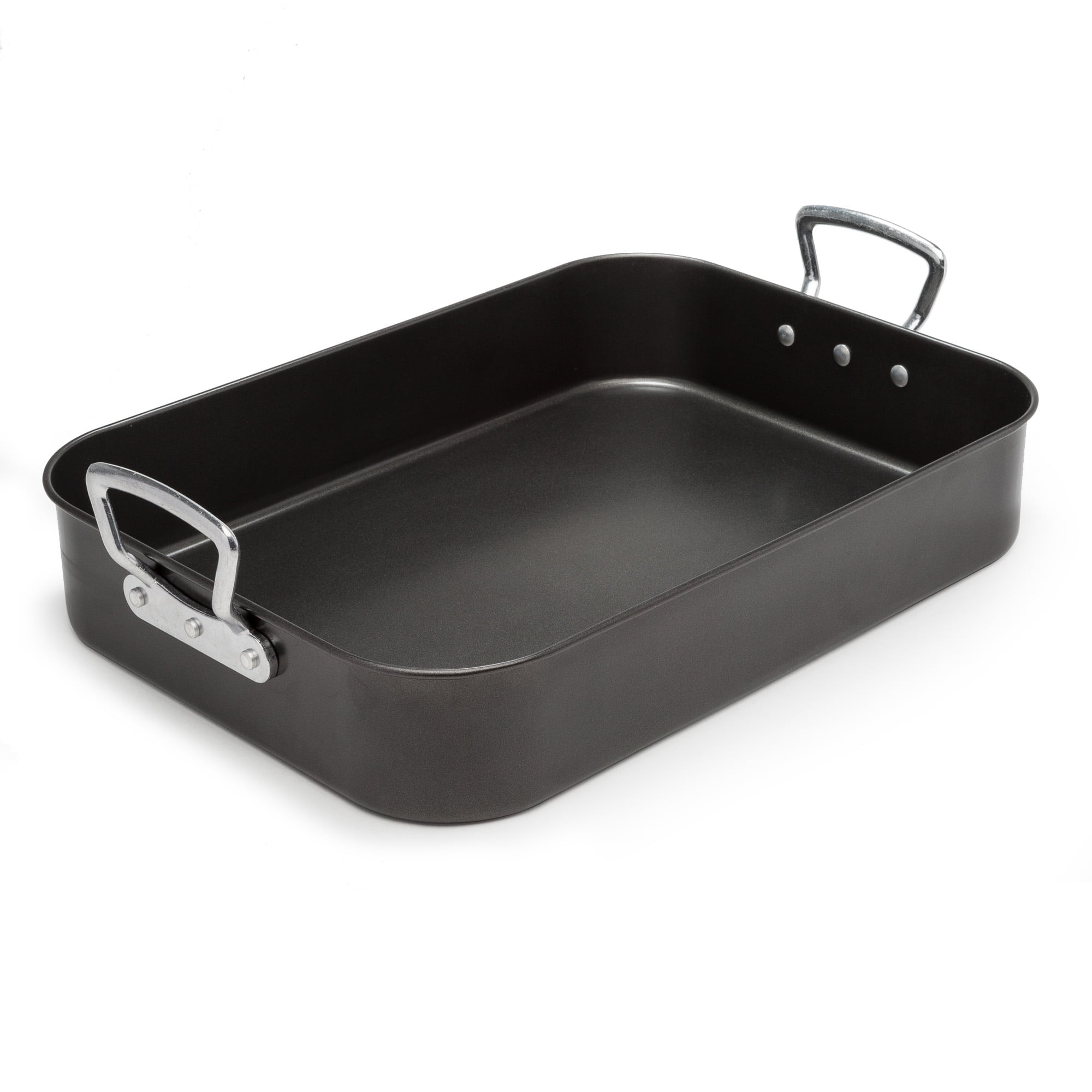 Ecolution Carbon Steel Non-Stick Roasting Pan with Rack, 17