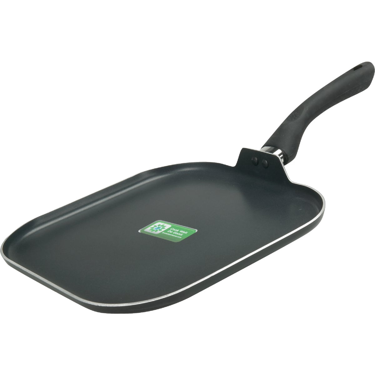 Ecolution Artistry Griddle Aluminum Nonstick - 11" Black — Residential Use, Standard Application