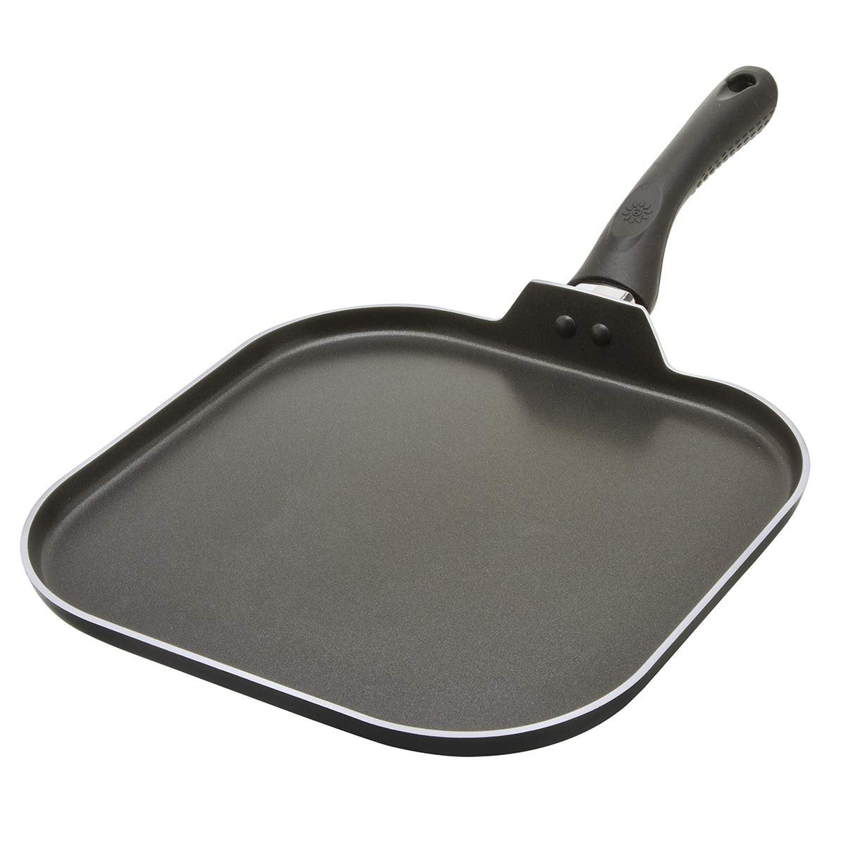 Ecolution Pure Heavy-Gauge Aluminum with a Soft Silicone Handle Non-Stick,  Fry Pan - 9.5 Inch, Crimson Red