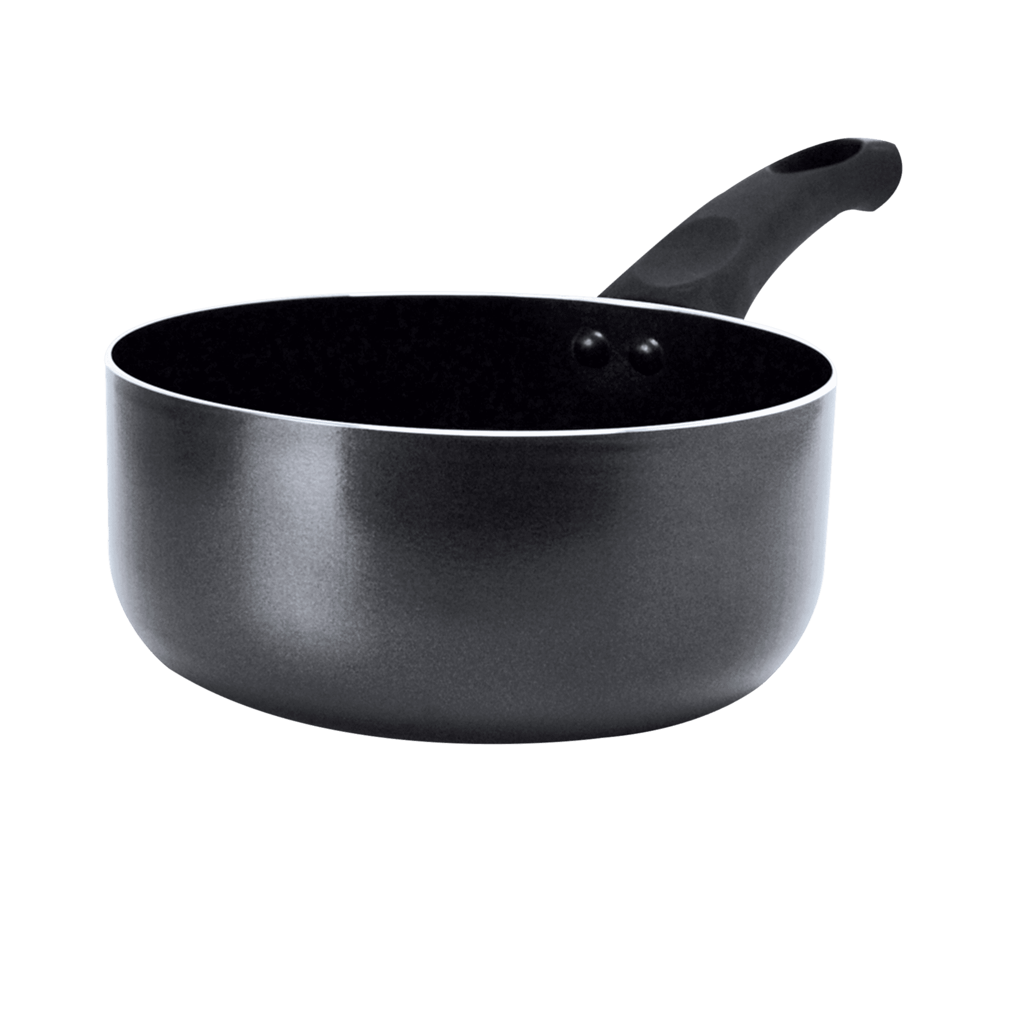 Ecolution Elements 2 Quart NonStick Aluminum Saucepan, Gray, Dishwasher Safe