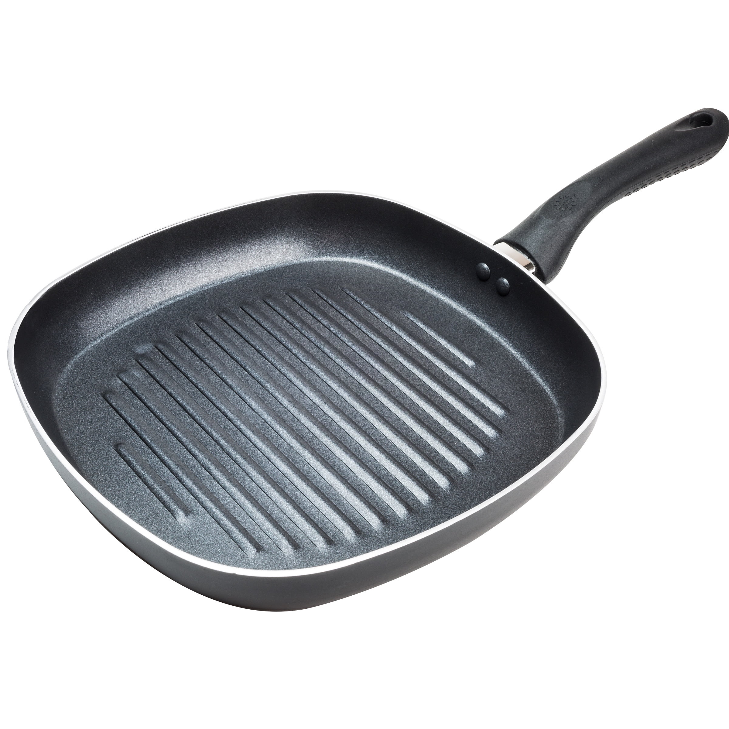 Ecolution Evolve Grande 12.5 Inch Non-Stick Extra Large Pan, Dishwasher  Safe, Scratch Resistant, With Easy Food Release Interior, Silicone Handle  and Even Heating Base, Black 