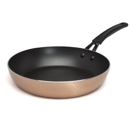 Ecolution Impressions 10” Non-Stick Aluminum Frying Pan, Hammered Copper