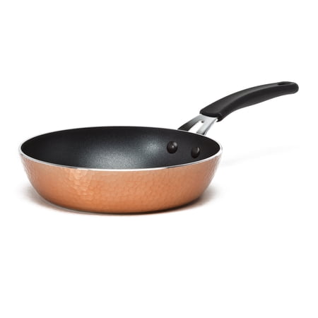 Ecolution Impressions 8 Inch Non-Stick Aluminum Frying Pan, Hammered Copper