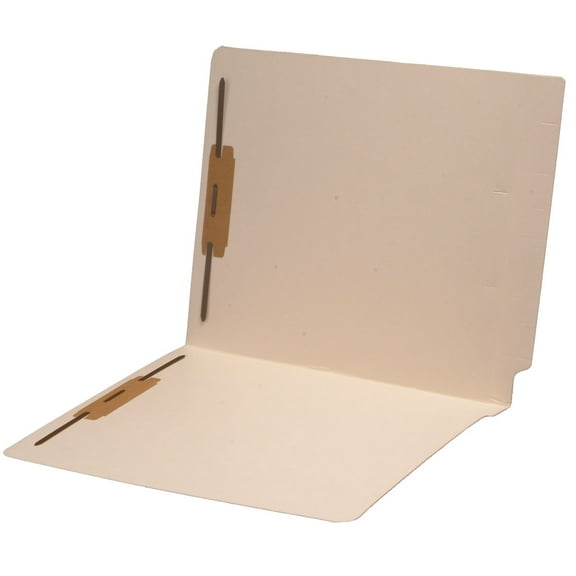 Ecom Folders End Tab Manila Letter Size 2-Ply End File Folder, Manila, Box of 50 File Folders