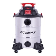 Ecomax EM18156 Wet/Dry Shop Vacuum, 10-Gallon 5.5HP Stainless Steel Tank   Ideal for Garage, Car & Jobsite Use