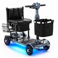 thumbnail image 1 of Ecomobi 4 Wheel Foldable Mobility Scooter for Senior with Removable Dual Lithium Battery, 41 lbs Lightweight Powered Wheelchair for Adult,300 lb Capacity,Travel Scooter for Elderly,Red, 1 of 9