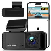 Ecomoment Dash Cam Front WiFi 1296P, Dash Camera for Cars,Dashcam with Night Vision, Car Camera with APP, Mini Dashcams with 24H Parking Mode, Loop Recording, WDR, Support 256GB Max,Black