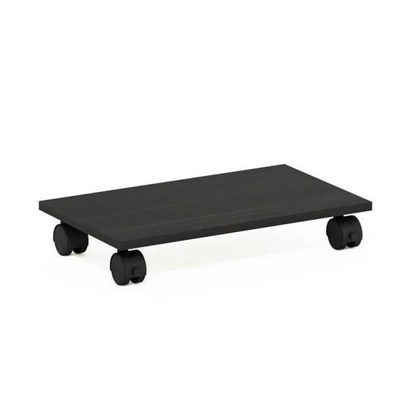 Econ Home Office Under Desk CPU & Printer Holder with Wheels, Espresso