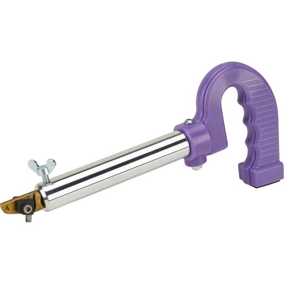 Speedway Motors Econ-O-Siper Tire Siping Tool with #4 Cutting Head and Blades, Manual Tire Siper for Grooves and Sipes on Dirt Track Racing Tires, Adjustable Depth