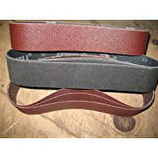 Econaway Abrasives BASIC ALUMINUM OXIDE 2X28 9 Piece Assorted Grit Abrasive Belt Kit-Fits Eastwood Sander