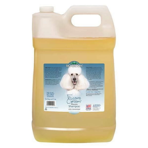 Econo Groom Pet Shampoo Super Concentrated Biodegradable Gentle Tearless Formula (2.5 Gallon)