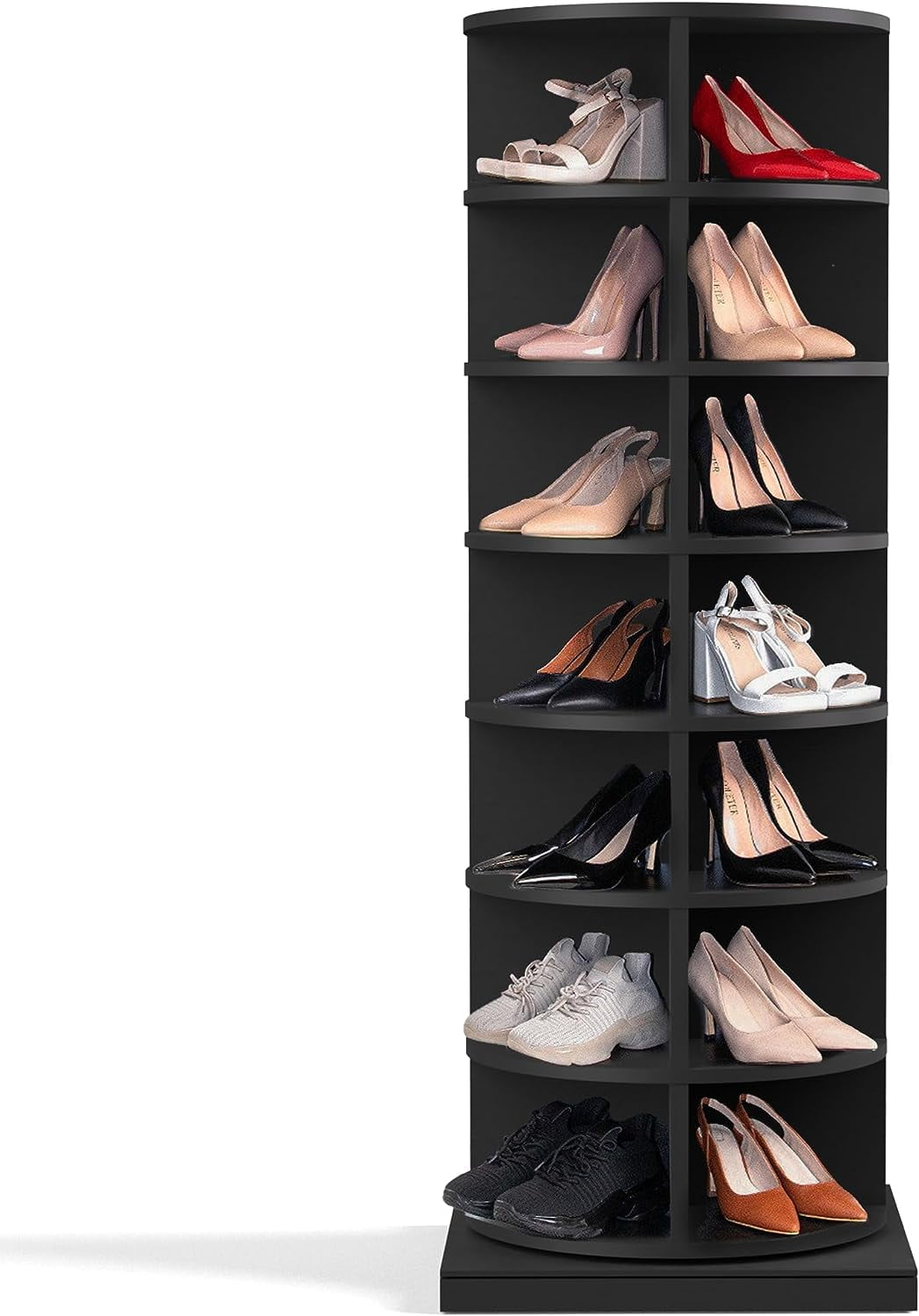 Rotating Shoe Cabinet, Which Can Be Rotated 360° and Can Accommodate About  35 Pairs of Shoes, Simple and Beautiful, Large Capacity, Suitable for Use