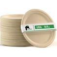 thumbnail image 1 of EconoHome 9 Inch Compostable Eco-Conscious Party Plates, Bagasse, 125 Pack, 1 of 5