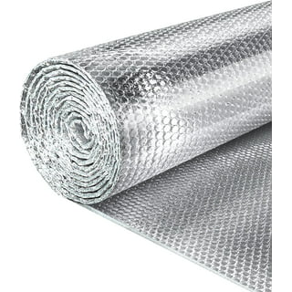 VEAREAR 1 Roll Bubble Film Leak-proof Flame-retardant Building Insulation  Highly-Reflective Foil Bubble Wrap for Roof 