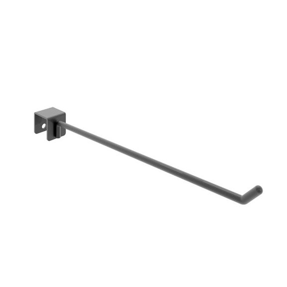 Econoco APHK10MAB 0.25 in. Aspect Retail Display Saddle Mount Hooks - Matte Black