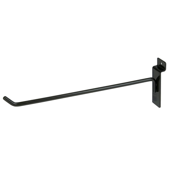 Econoco 10 Slatwall Deluxe Hooks, Slatwall hooks, Display Hooks For Panel, Black (Pack of 96) CA2